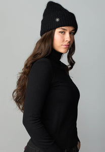 BERRY RIB BEANIE - Black